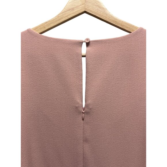 Chico's Pink Crepe Bell Sleeve Shift Dress - Picture 9 of 9